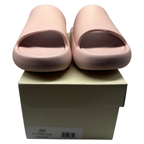 J/Slides Light Pink Eva Squish Beach Pool Slides Women's 8M - Picture 7 of 7